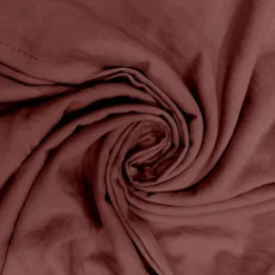 Ensemble couette et parure 7 Pièces BOHEME brique pour lit en 140x190 cm, par Soleil d'ocre