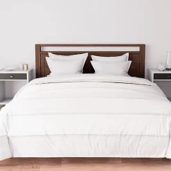 Ensemble couette et parure 7 Pièces BOHEME blanc pour lit en 140x190 cm, par Soleil d'ocre