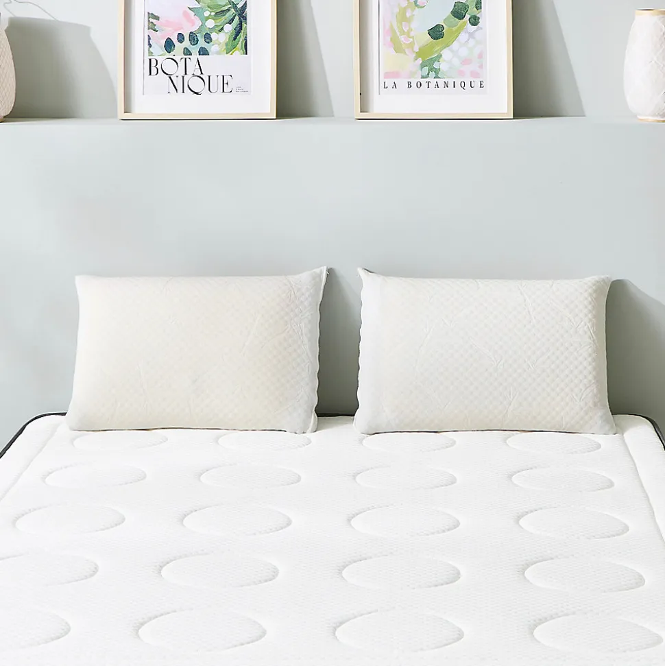 Ensemble Cristal 90x200 cm Matelas Mousse + Sommier Métal