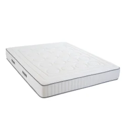 Ensemble Cristal 140x200 cm Matelas Mousse + Sommier Bois