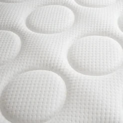 Ensemble Cristal 140x190 cm Matelas Mousse + Sommier Bois