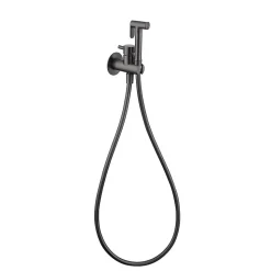 Ensemble douchette hygiénique WC SKY BATH black gun metal PVD Inox S304 série HARMONY