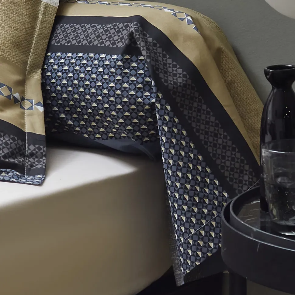 Ensemble draps et traversin Marlow (90x190 cm - Beige)