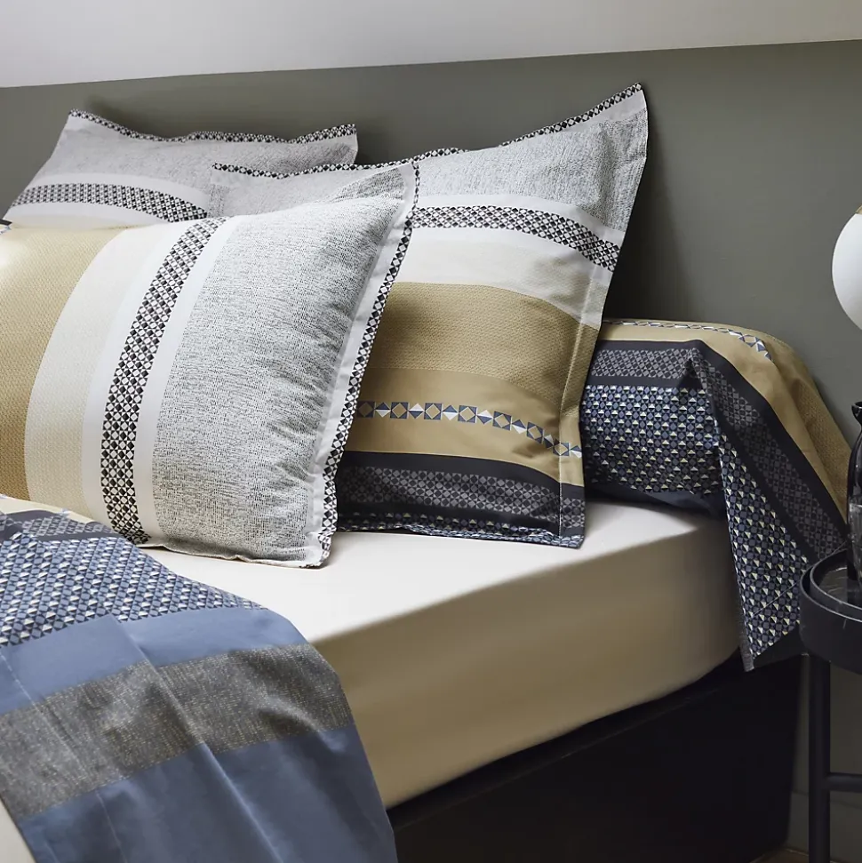 Ensemble draps et traversin Marlow (90x190 cm - Beige)