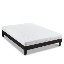 Ensemble Egio 180x200 cm Matelas Mousse + Sommier Bois