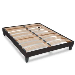Ensemble Egio 180x200 cm Matelas Mousse + Sommier Bois