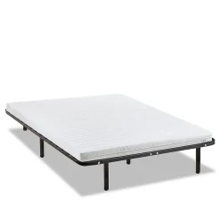 Ensemble Egio 160x200 cm Matelas Mousse + Sommier Métal