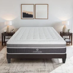 Ensemble Elégance 140x190 cm Matelas Mousse + Sommier Bois