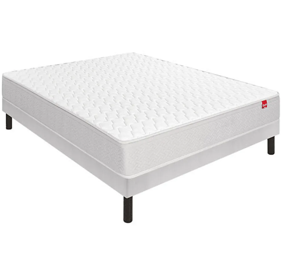 Ensemble Epeda DÉPAYSANT + Sommier Escale + Pieds 160x200 Ressorts