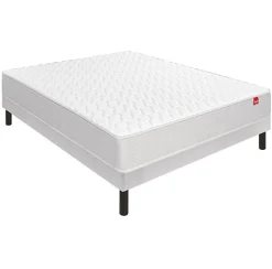 Ensemble Epeda DÉPAYSANT + Sommier Escale + Pieds 70x190 Ressorts