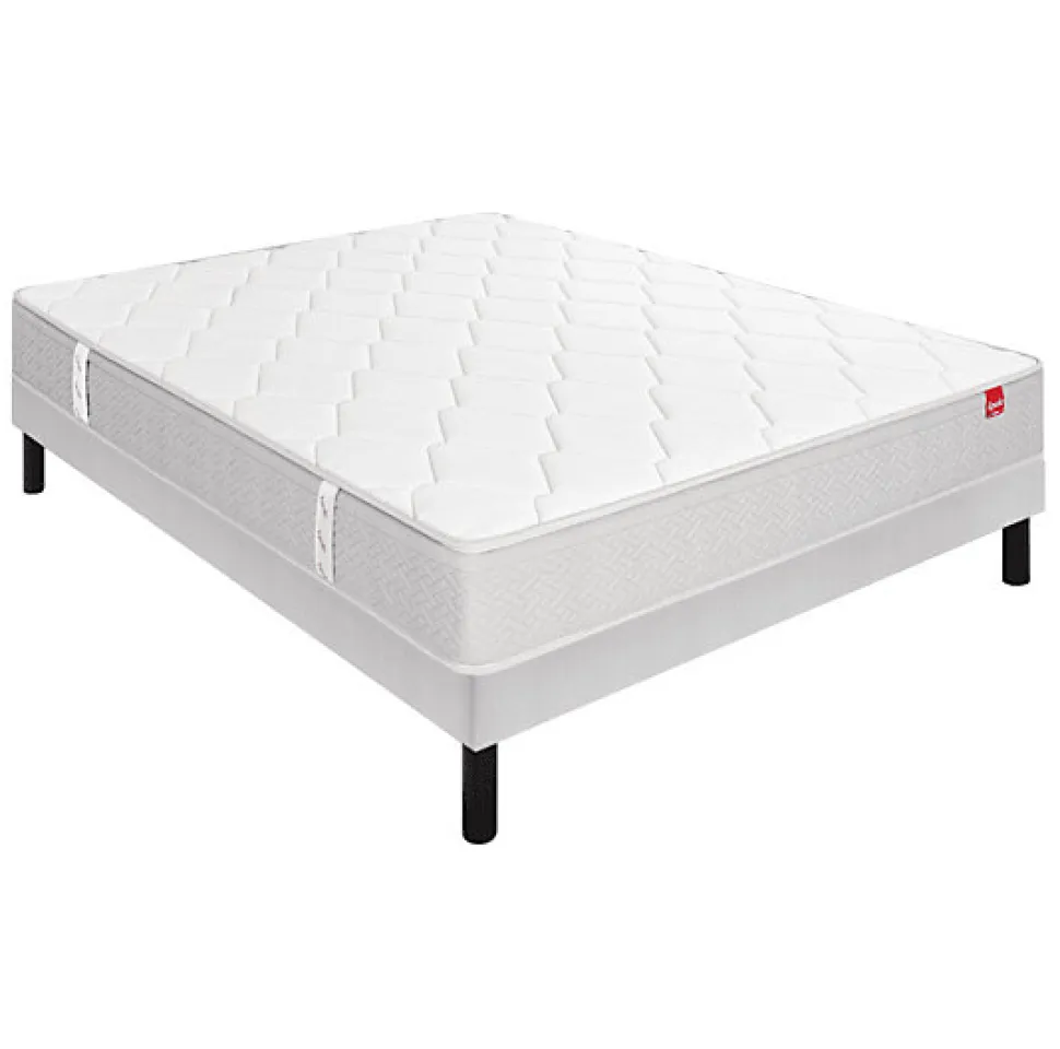 Ensemble Epeda ITINERAIRE + Sommier Escale + Pieds 80x200 Ressorts