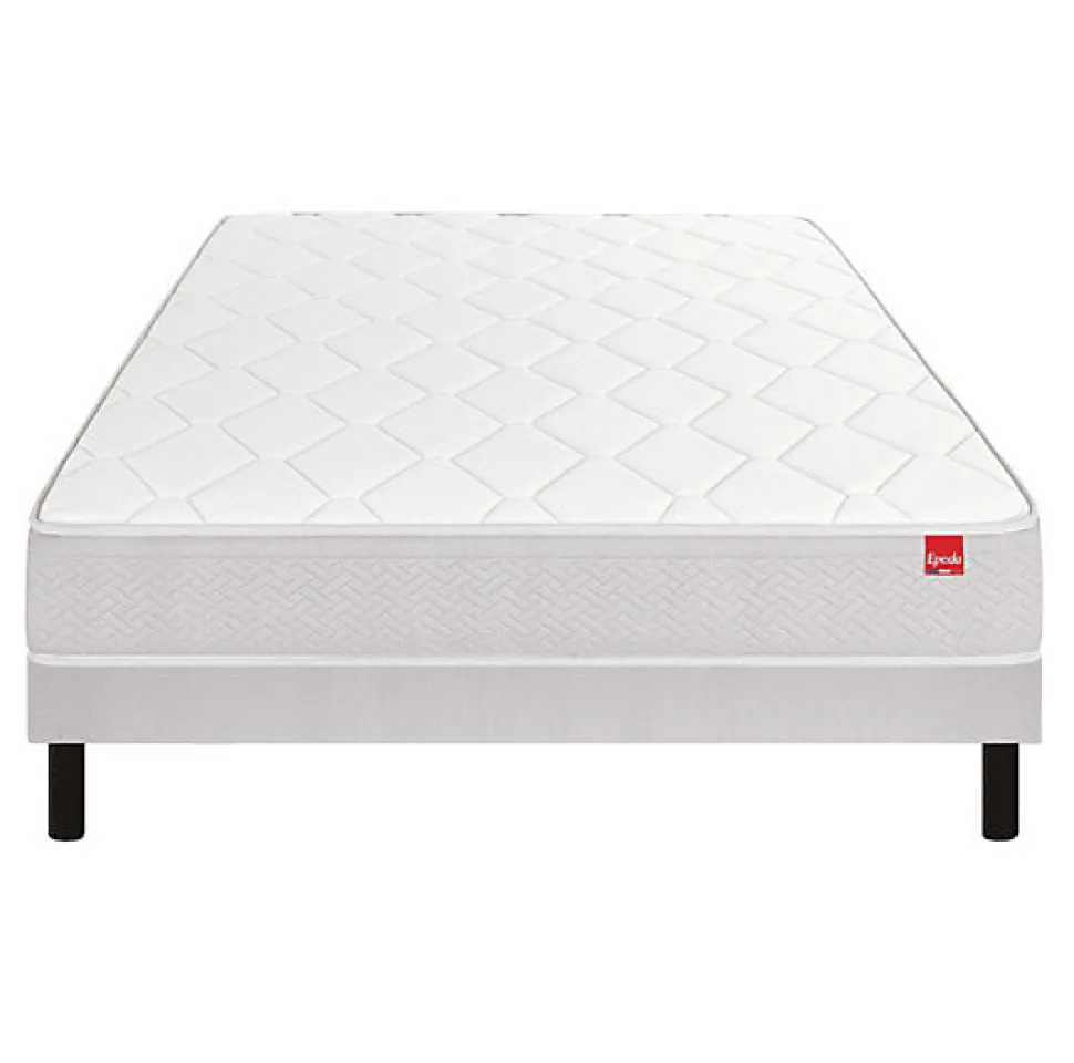 Ensemble Epeda ITINERAIRE + Sommier Escale + Pieds 80x200 Ressorts