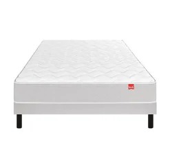 Ensemble Epeda L'AILLEURS + Sommier Escale + Pieds 140x190 Ressorts