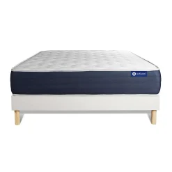 Ensemble Latex et mémoire de forme de confort Equilibré avec sommier kit