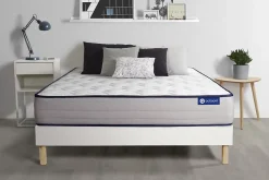 Ensemble Latex et mémoire de forme de confort Ferme avec sommier kit
