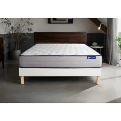 Ensemble Latex et mémoire de forme de confort Ferme avec sommier kit