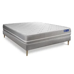 Ensemble Latex et mémoire de forme de confort Equilibré avec sommier kit