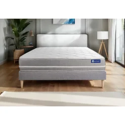 Ensemble Latex et mémoire de forme de confort Equilibré avec sommier kit