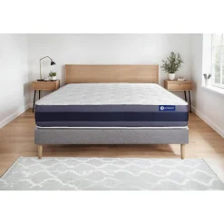 Ensemble Latex et mémoire de forme de confort Equilibré avec sommier kit