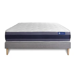 Ensemble Latex et mémoire de forme de confort Equilibré avec sommier kit