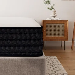 Ensemble Matelas à ressorts + Sommier avec lattes larges 140x190cm, Epaisseur du Matelas 22cm
