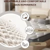 Ensemble Matelas à ressorts+ Lit Sommier Tapissier Déco 140x190cm, Epaisseur du Matelas 20cm