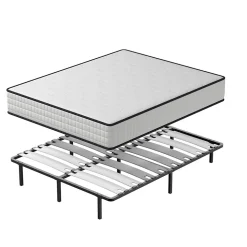Ensemble Matelas en mousse + Sommier avec lattes larges 160x200cm, Epaisseur du Matelas 22cm
