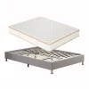Ensemble Matelas en mousse + Cadre de lit Plateforme Capitonné 160x200cm, Epaisseur du Matelas 18cm