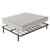 Ensemble matelas mousse + sommier à lattes 160x200 cm, épaisseur du matelas 18 cm, cadre de lit avec pieds