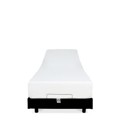 Ensemble Matelas Mousse Accueil Mémoire de forme + Sommier électrique Flex 90x200 cm