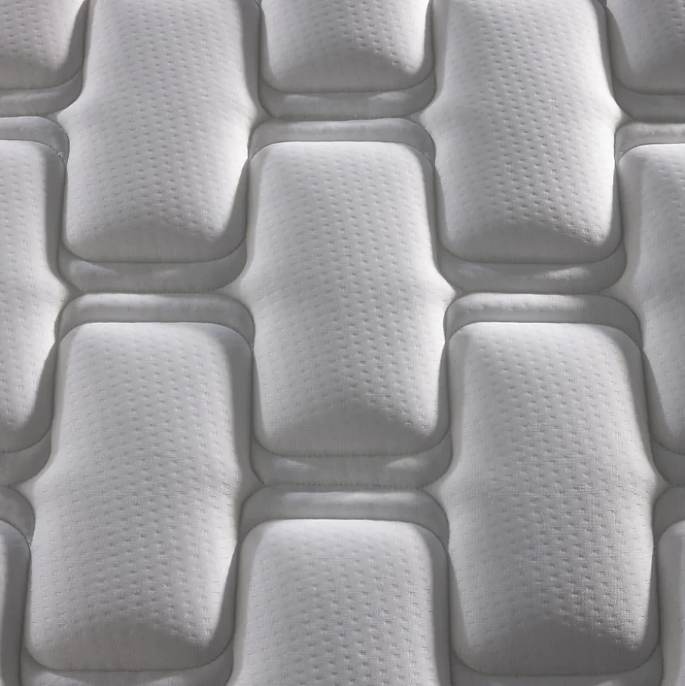 Ensemble matelas ressort 7 zones face hiver/eté différente 2x90x200