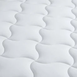 Ensemble Matelas Ressorts + Mémoire de forme + sommier ELOISE - Made in France 140x190, Sommier - Gris chiné