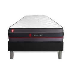 Ensemble Mémoire de forme de confort Ferme avec sommier tapissier