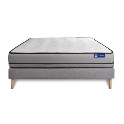 Ensemble Mémoire de forme de confort Très ferme avec sommier kit