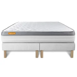 Ensemble Mémoire de forme de confort Ferme avec sommier tapissier
