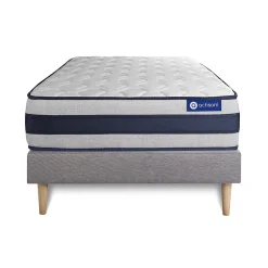Ensemble Mémoire de forme de confort Ferme avec sommier kit