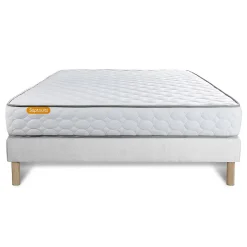 Ensemble Mémoire de forme de confort Très ferme avec sommier tapissier