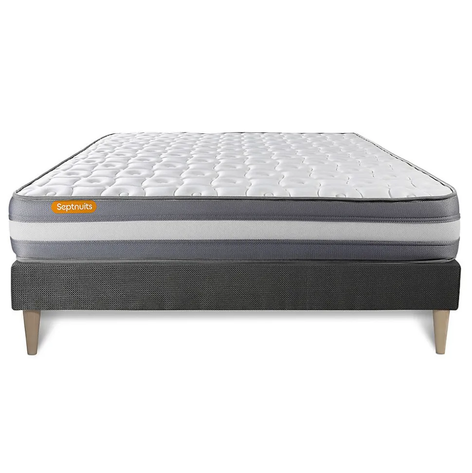 Ensemble Mémoire de forme de confort Ferme avec sommier kit
