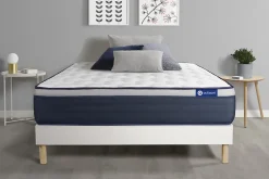 Ensemble Mémoire de forme de confort Ferme avec sommier kit