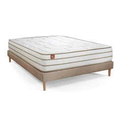 Ensemble Mémoire de forme de confort Equilibré avec sommier kit