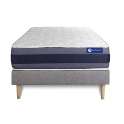 Ensemble Mémoire de forme de confort Equilibré avec sommier kit