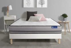 Ensemble Mémoire de forme de confort Très ferme avec sommier kit