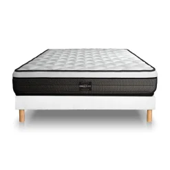 Ensemble Mémoire de forme de confort Ferme avec sommier kit