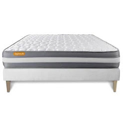 Ensemble Mémoire de forme de confort Ferme avec sommier kit
