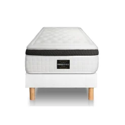 Ensemble Mémoire de forme de confort Equilibré avec sommier kit