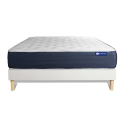 Ensemble Mémoire de forme de confort Equilibré avec sommier kit