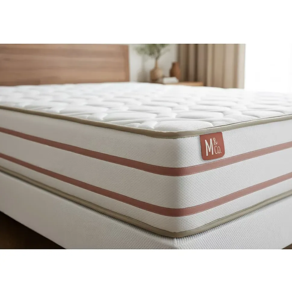 Ensemble Mémoire de forme de confort Très ferme avec sommier tapissier