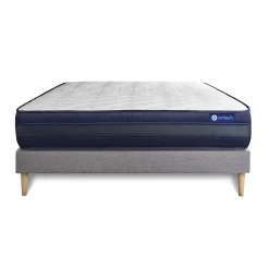 Ensemble Mémoire de forme de confort Très ferme avec sommier kit