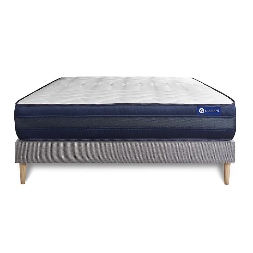 Ensemble Mémoire de forme de confort Très ferme avec sommier kit