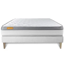 Ensemble Mémoire de forme de confort Ferme avec sommier kit